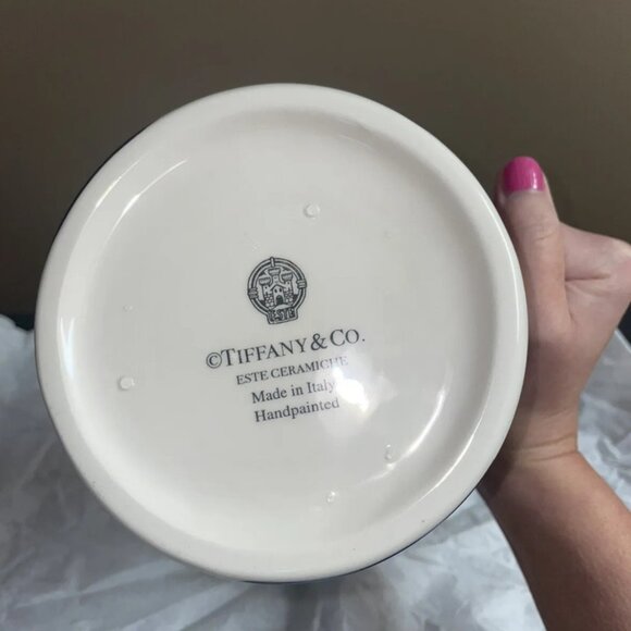 Tiffany & Go Este Ceramiche Pitcher, RARE, Made In Italy, Hand Painted, NWOB - Picture 6 of 7